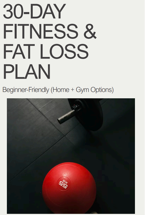 30-DAY FITNESS & FAT LOSS PLAN